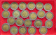 COLLECTION LOT ITALY 500 LIRE 22PC 150G #xx40 1256 - Verzamelingen