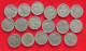 COLLECTION LOT ITALY 20 CENTESIMI WW2 1939-1945 ERA 17PC 70G #xx40 1382 - Verzamelingen