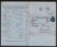 GREAT BRITAIN 1869 NEWCASTLE 2D BLUE TO NAPLES WITH SHIPBUILDING PRICES - Covers & Documents