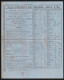 GREAT BRITAIN 1869 NEWCASTLE 2D BLUE TO NAPLES WITH SHIPBUILDING PRICES - Brieven En Documenten