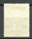Turkey; 1930 Ankara-Sivas Railway Stamp ERROR "Value Part Of The Overprint Shifted To The Right" MH* RRR - Unused Stamps