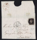 GREAT BRITAIN 1841 1D BLACK PLATE 10 COVER - Covers & Documents