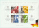 BRD Erinnerungsblatt FDC 1999 Nr. Block 49 50 Jahre Bundesrepublik Deutschland 2Mark Münze Jaeger Nr.438 (E 233) - Coin Envelopes