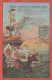 FRANCE VIGNETTE EXPO MARITIME SUR CARTE POSTALE DE 1907 DE BORDEAUX - Philatelic Fairs