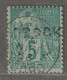 OBOCK - N°13 Obl (1892) 5c Vert - Gebraucht