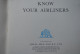 KNOW YOUR AIRLINERS 2/6 Années 50 Argonaut IL-12 Hermès 4A Herald DC-6B 4  3 Scandia Caravelle Shell BP Airlines Badges - Autres & Non Classés