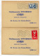 HUTCHINSON - 6 Cartons De Commande Du Colis De Matériel D' étalage Annoncé En Page 4 Des " Dernières Nouvelles " 1959 - Storia Postale