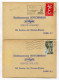 HUTCHINSON - 6 Cartons De Commande Du Colis De Matériel D' étalage Annoncé En Page 4 Des " Dernières Nouvelles " 1959 - Covers & Documents