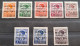 KING PETER-OVERPRINT NDH-STICKS-SET-CROATIA-1941 - Kroatien