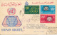 Egypt Registered FDC 10-12-1963 Human Rights Uprated And Sent To Italy (see Scans) - Lettres & Documents