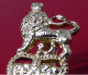 Delcampe - Royal Army Pay Corps Regiment Modern Anodised Staybrite Cap Badge British Army Queens Crown JR Gaunt Birmingham - Militaria