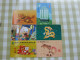 Six Calendar Cards From Chinese Banks And Insurance Company - Ohne Zuordnung