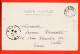 35706 /  ZAGNANAVO Dahomey ◉ Une Allée De Flamboyants 1909 à Yvonne MONESTIE 12 Rue Laroche Albi - Dahome