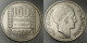 Monnaie Algérie - 1950 - 100 Francs Turin - Algérie