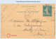 Entier FRANCE - Carte-lettre Date 350 écrite En Sténo Oblitéré - 25c Semeuse Bleu - Kaartbrieven