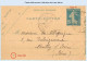 Entier FRANCE - Carte-lettre Date 350 écrite En Sténo Oblitéré - 25c Semeuse Bleu - Cartoline-lettere