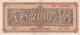 BILLET 200 EKATOMMYPIA - Greece