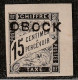 OBOCK - TAXE : N°11 * (1892) 15c Noir - Neufs