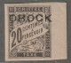 OBOCK - TAXE : N°12 * (1892) 20c Noir - Neufs