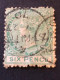 St Kitts Nevis SG 4.  6d Yellow Green, May 1870 Cancel - St.Christopher-Nevis-Anguilla (...-1980)