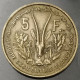Monnaie Afrique Occidentale Française - 1956  - 5 Francs - Frans-West-Afrika