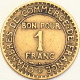 France - Franc 1924 Open 4, KM# 876 (#4067) - 1 Franc