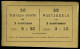 België Boekje A13d(b) - Volledig - Groen Kaftje - 50 Zegels - Doorschijnende Schutblaadjes - 1914  - Zeer Mooi - 1907-1941 Old [A]