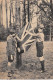 Scoutisme - N°71651 - Scouts Levant Le Drapeau - Carte Recoupée Vendue En L'état - Scoutismo