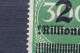 Deutsches Reich, MiNr. 310 PF V, Postfrisch, Geprüft Infla - Plaatfouten & Curiosa
