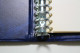 6 Blaue Ringbinder Mit 24 Ringen, Incl. Kassetten - Sonstige & Ohne Zuordnung