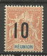 REUNION N° 77 NEUF** LUXE SANS CHARNIERE / Hingeless / MNH - Ongebruikt