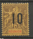 REUNION N° 79 NEUF** LUXE SANS CHARNIERE / Hingeless / MNH - Ongebruikt