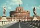 ROME, LAZIO, SAINT ANGELO BRIDGE, CASTLE, ARCHITECTURE, STATUE, ITALY, POSTCARD - Castel Sant'Angelo