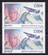 Variété PA 68b Oblitéré En Paire Ref Dallay : Adrienne BOLLAND : AVION TOUCHANT LA MONTAGNE - 1960-.... Mint/hinged