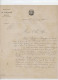 Lettre Du Maire De Lussac Leynier Au Sous-préfet De Libourne, 1888, Enquête Sur Une Réunion Royaliste Antirépublicaine, - Documenti Storici