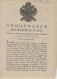 - Le 4 Novembre 1789 ,ordonnance Du Roi - Décret Rendu Au Grand Conseil De Sa Majesté L'empereur Et Le Roi ,le 31 - Decreti & Leggi