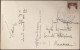 Cartolina Viaggiata Affrancata Francobollo Strappato Copiia Di Fidanzati 1946 Poste Di San Marino - Saint-Marin