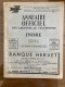 ANNUAIRE TELEPHONIQUE PTT INDRE 36 - 1964 Liste Particuliers Et Professionnels - Très Bon état D'usage - Pays De Loire