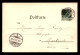 67 - BRUMATH - CARTE LITHOGRAPHIQUE GRUSS VOYAGEE EN 1898 - Brumath