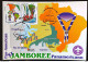 BRAZIL Maximmum Card 2001 XI PanAmerican Jamboree Scouting Map Postcard 1 - Sonstige & Ohne Zuordnung