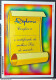 Brazil Aerogram Cod 109 FATHER DIPLOMA 2001 - Ganzsachen