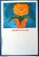 Brazil Aerogram Cod 102 Mae 2001 Flower Vase Mother - Entiers Postaux