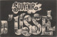Z26- 19) USSEL - SOUVENIR - (CARTE FANTAISIE  ALPHABET MULTIVUES - 2 SCANS ) - Ussel