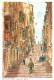 Illustration Non Signée: Valletta (Malta) Saint John Street (St John's Street) Carte De 1995 - Malta