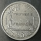 Monnaie Polynésie Française - 1977  - 1 Franc IEOM - Polynésie Française