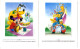 Delcampe - 14 Cartons Calendrier 1995 Walt Disney MICKEY & CO  Donald Pluto Dingo Minnie Dans Sa Boite Plastique Présentoir - Autres & Non Classés