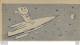 ESSO BILLET DE PASSAGE 1956 GRANDE KERMESSE VOYAGE INTERPLANETAIRE FORMAT 15X8 CM - Cars