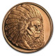 MEDAILLE AMERICAINE EN CUIVRE . SITTING BULL . - Altri & Non Classificati