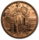 MEDAILLE AMERICAINE EN CUIVRE . STANDING LIBERTY . - Other & Unclassified
