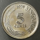 Monnaie Singapour - 1979 - 5 Cents - Singapur